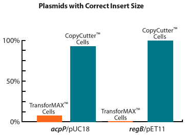 i_CopyCutter_DNAinserts DNA inserts encoding toxic gene products successfully cloned into high-copy-number vectors using CopyCutter™ Competent E. coli cells